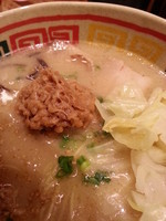 「納豆むぎちゃん８３０円+キャベツ９０円」@九州じゃんがら 日本橋店の写真