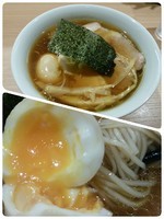 「醤油　チャーシュー味玉＋大盛」@支那そば 孤高の写真