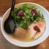 鶏白湯、味玉850円