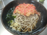 「紅しょうが天そば410円(大盛無料)」@ポンヌッフの写真