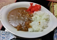 「ミニカレーライス \350」@辰巳庵の写真