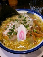 「海老塩ラーメン（大盛）680円」@麺蔵 もみじの写真