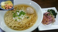 「芳醇煮干そば 750円＋むじゃ玉（75g）100円＋味玉」@ニボムジャキの写真