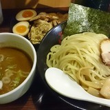つけ麺+3点盛り+瓶ビール