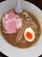 「【本日の限定】濃厚烏賊煮干しラーメン￥830」@UNDER GROUND RAMENの写真