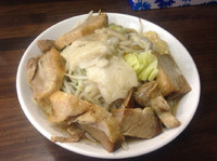 「ブライアン豚W ニンニク アブラカタマリ」@無頼庵の写真