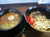 「濃厚カレーつけそば・並」@喜多方ラーメンcafeざくろの写真