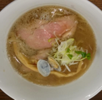 「貝だしラーメン 680円」@貝だしラーメン 貝ガラ屋の写真