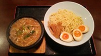 「石焼野菜醤油つけ麺＋煮たまご」@石焼らーめん 火山 上尾うんどう公園店の写真