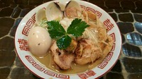 「【限定】蛤蕎麦（味玉、ライス付）」@特級鶏蕎麦 龍介の写真