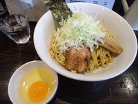 「『煮干し和えそば+大盛+ネギ+生卵』」@GRAVITY EKODA BASEの写真