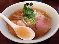 「えびとあさりの雫750円」@中華そば田家 ふくふくの写真