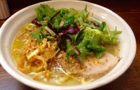 「塩らーめん　トリュフオイルがけ　７５０円」@『   』（無銘）の写真