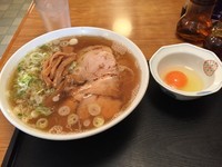 「らーめん ふつう(730円)+生玉子(50円)」@大勝軒 淵野辺店の写真