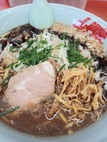 「限定焦がし醤油ラーメン」@ラーメン 山岡家 高崎中尾店の写真