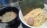 「味玉つけ麺（太麺・魚介とんこつ）」@さんじの写真