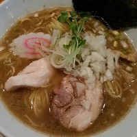 「【新メニュー】豚骨魚介（大盛）１８０g  ８００円」@麺や  ふる川の写真