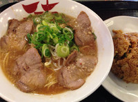 「中華そば+半チャーハン」@天天有 お台場店の写真