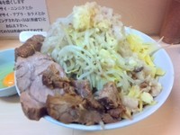 「油そば+チーズ（にんにく・あぶら）」@自家製ラーメン 大者の写真