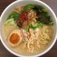 「鶏白湯塩そば￥880円」@蔭山樓 ららぽーと富士見店の写真