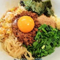 「台湾まぜそば800円追い飯付」@特級鶏蕎麦 龍介の写真