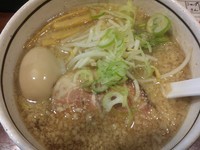 「こってり醤油ラーメン・味玉」@麺屋 旬の写真