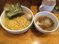 「味玉濃厚ニボつけ麺850円+大盛100円(温盛)」@煮干しそば 虎愼の写真