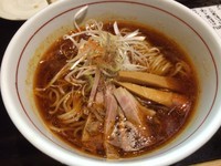 「あっさり辛醤油ラーメン」@酒麺房 さの屋の写真
