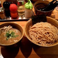 「肉入りつけ麺大盛」@麺屋 えん寺の写真