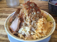 「鬼油そば¥680+大盛¥100」@麺屋 神やぐらの写真