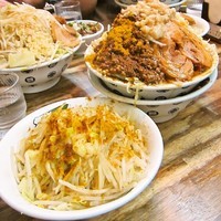 「雷そば（特盛/ライト/全マシ）+カレー　1,000円」@雷 北松戸本店の写真