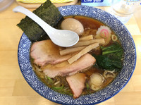 「中華そば＋味玉 680＋100円」@白河手打中華そば 法隆の写真