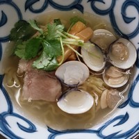 「【限定】ハマグリの濃い潮中華そば」@㐂九家の写真