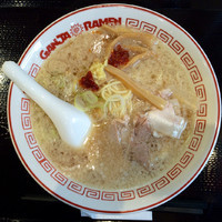 「ラーメン650円」@GANJA RAMEN トレッサ横浜店の写真