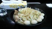 「ラーメン並」@自家製太麺 ドカ盛 マッチョ 難波千日前店の写真