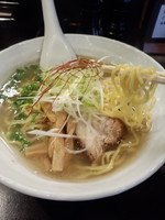 「函館塩ラーメン（大盛同料金）750円」@麺屋 のろし 函館の写真