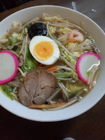 「五目ワンタンメン800円」@中華料理 金来の写真