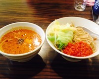 「とまと味噌つけ麺¥800＋チーズごはん¥150＋味玉（クーポン）」@らーめん カッパハウスの写真