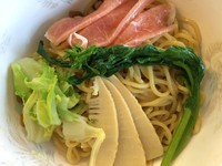 「【限定】春野菜と生ハムの塩まぜそば 750円」@らーめん 竜屋の写真