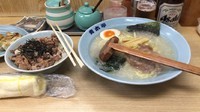 「塩らーめん（小）」@ラーメン青木亭 瀬崎店の写真