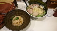「イベントあさりの塩バターらーめん&中華風たけのこごはん」@麺屋 侍の写真