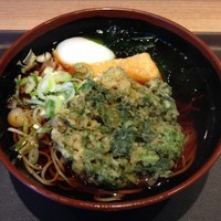 「朝そば（￥310）＋春菊天（￥120）」@名代 富士そば 代々木店の写真