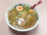 「中華そば、たまご」@中華そば 後楽本舗の写真