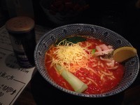 「トマトチーズ麺」@東京煮干屋本舗の写真