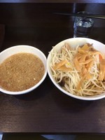 「つけらーめん800円 味玉100円 メンマ100円」@ら〜めん ぽっぽっ屋 本店の写真