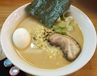 「5種のチーズらーめん＋ダシ注射式玉子薄味（￥850＋￥110」@らーめん能登山 つけ麺館の写真