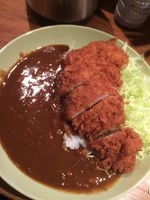 「チキンカツカレー 550円」@はしや 岩本町店の写真