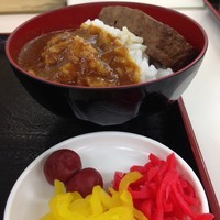 「とうふめし＋チョイがけカレー（￥310）」@白河そばの写真