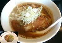 「煮干中華そばNOMAL 720円＋追い玉 200円」@煮干中華そば のじじの写真