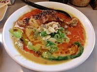「鶏王担々麺 \920＋半ライス \50」@鶏王けいすけ 秋葉原店の写真